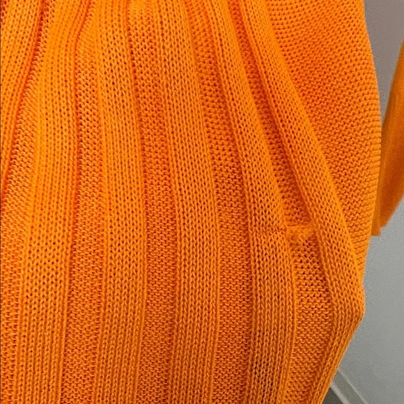 Hope Orange Ribbed Turtleneck - Picture 5 of 7